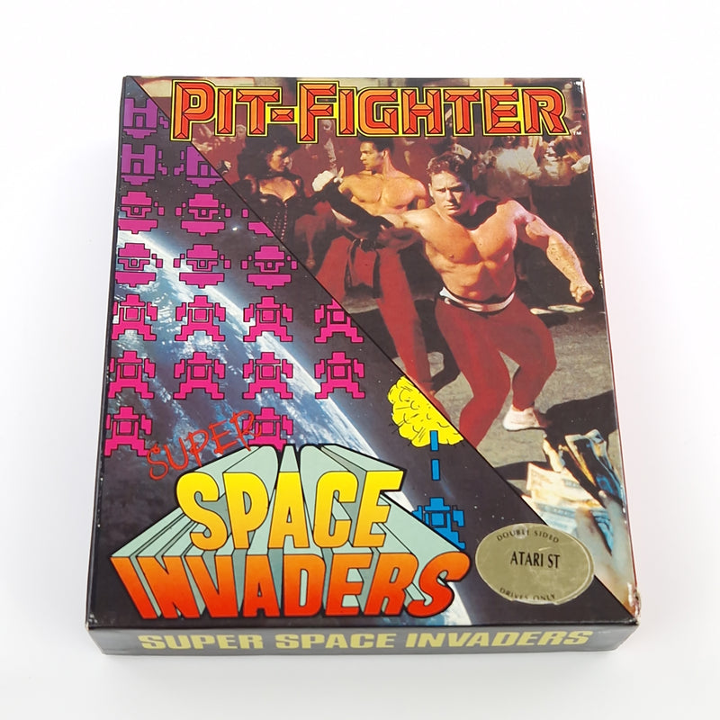 Atari ST STE Spiel : Pit-Fighter & Space Invaders - Diskette OVP Anleitung