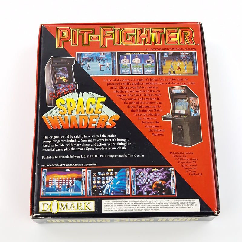 Atari ST STE Spiel : Pit-Fighter & Space Invaders - Diskette OVP Anleitung