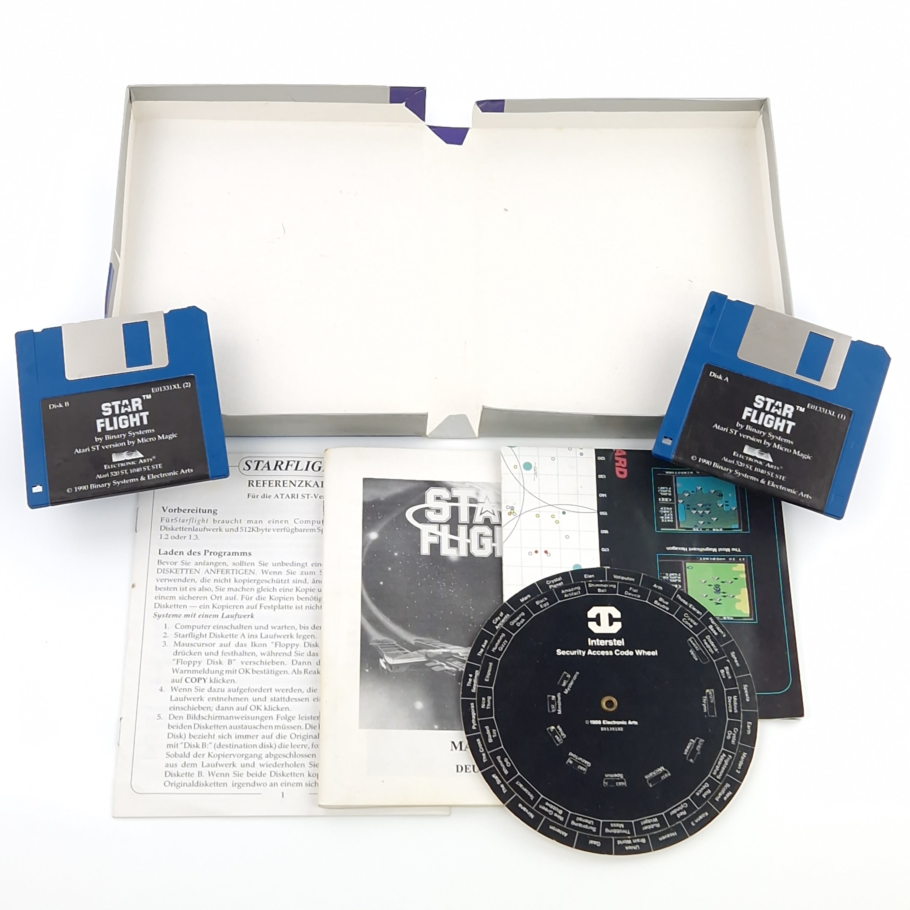 Atari ST STE Spiel : Star Flight - Diskette OVP Anleitung