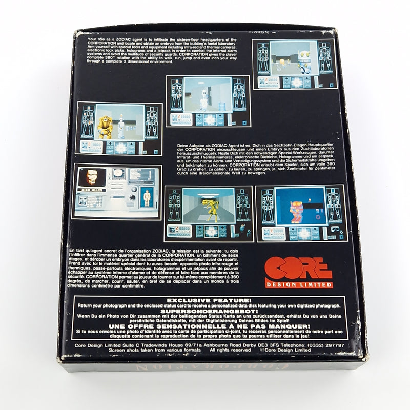 Atari ST STE Spiel : Corporation - Diskette OVP Anleitung / Core Design Limited