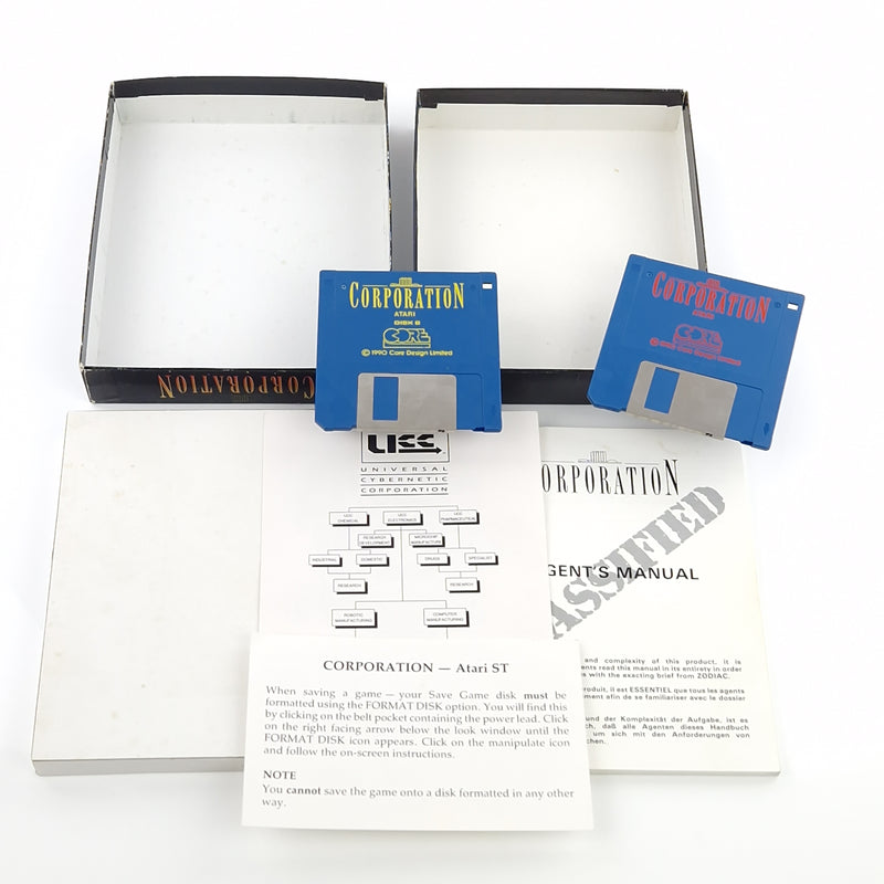 Atari ST STE Spiel : Corporation - Diskette OVP Anleitung / Core Design Limited