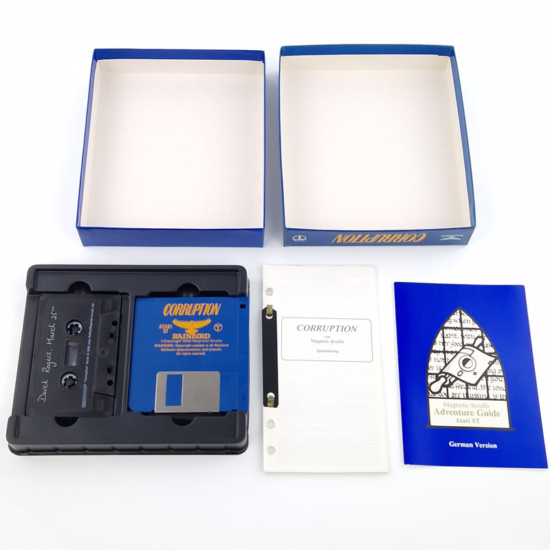 Atari ST STE Spiel : Corruption - Diskette OVP Anleitung Kasette / Rainbird