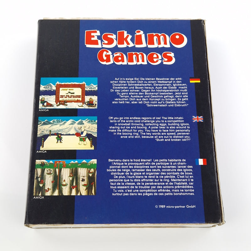 Atari ST STE Spiel : Eskimo Games - Diskette OVP Anleitung / Magic Bytes
