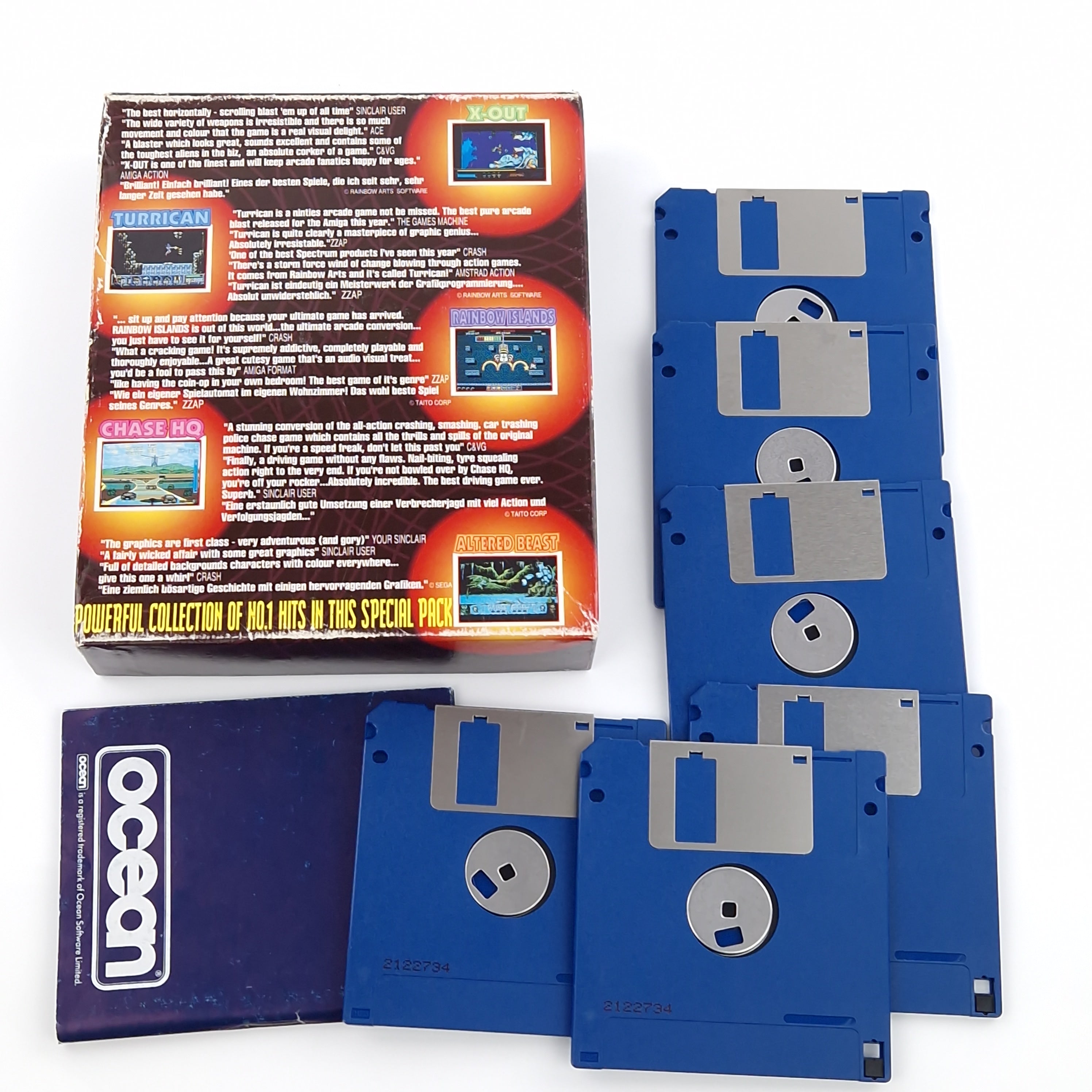 Atari ST STE Spiel : Power Up - Diskette OVP Anleitung / Ocean