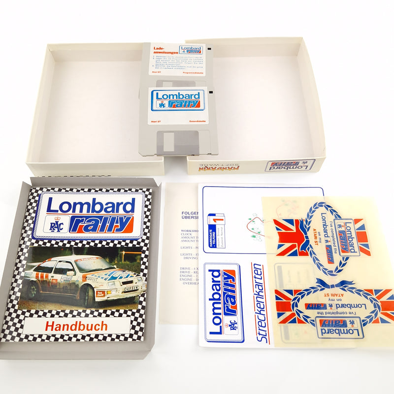 Atari ST STE Spiel : Lombard Rally - Diskette OVP Anleitung / Mandarin Software