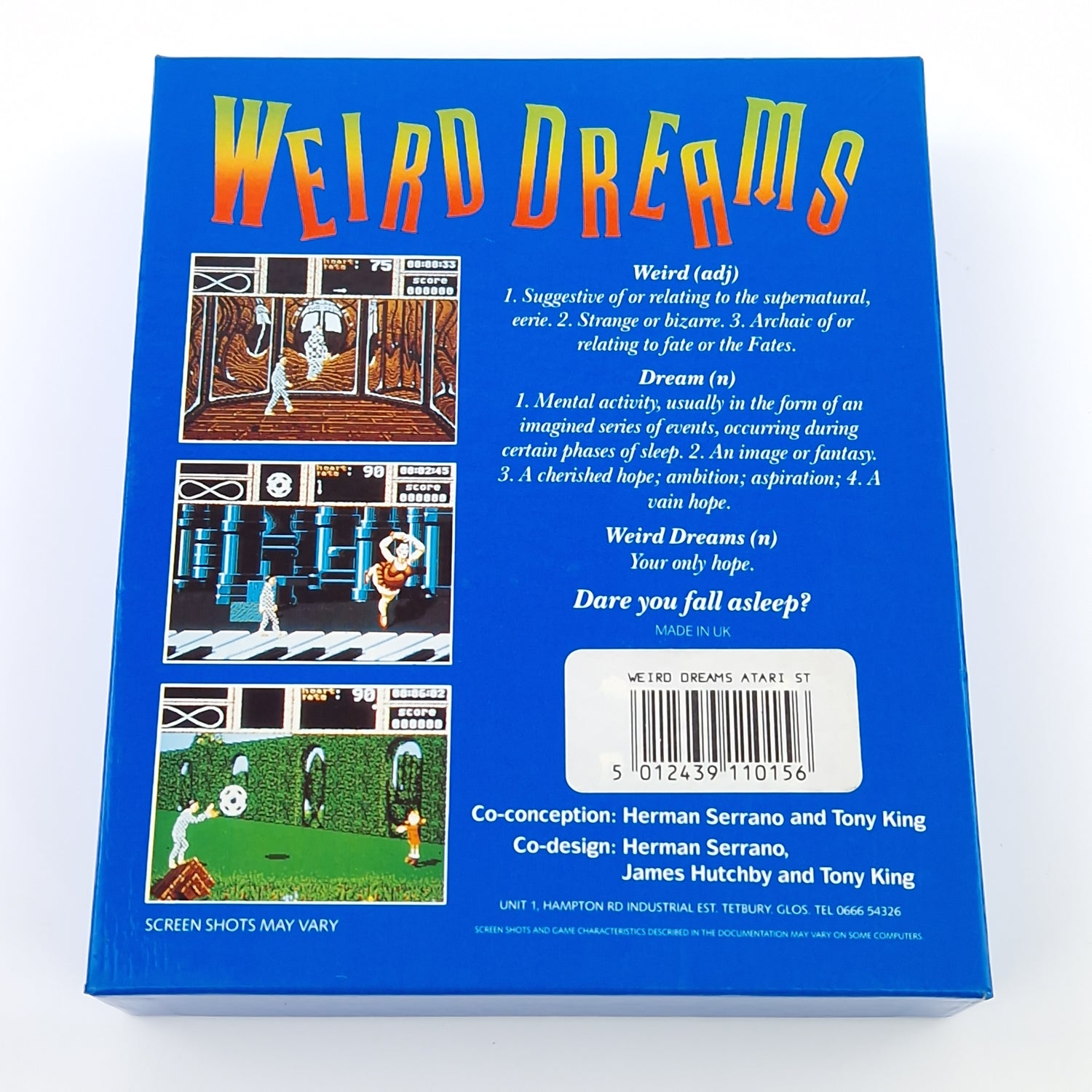 Atari ST STE Spiel : Weird Dreams - Diskette OVP Anleitung / Rainbird