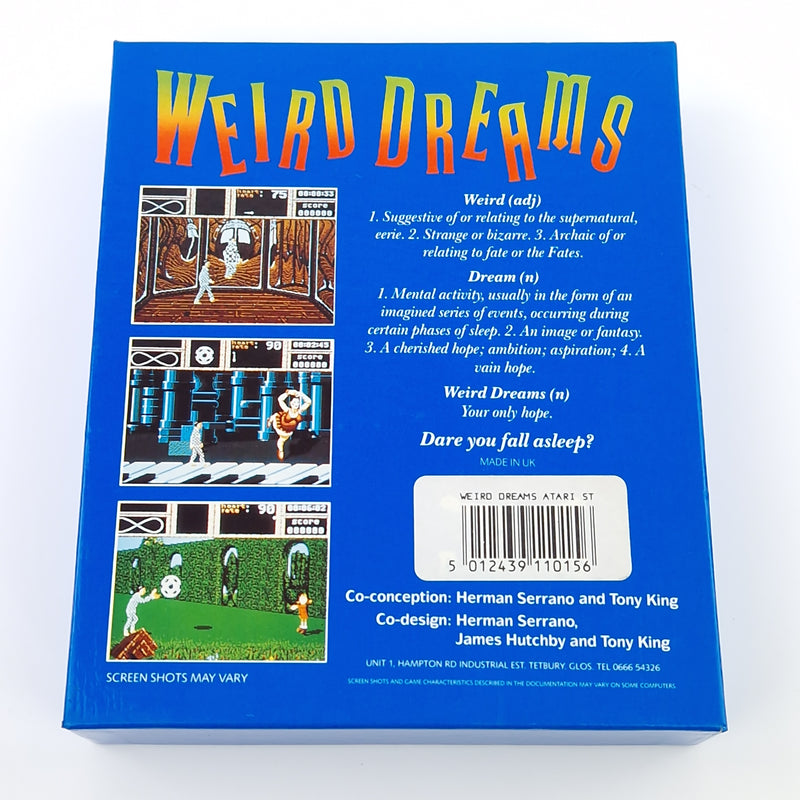 Atari ST STE Spiel : Weird Dreams - Diskette OVP Anleitung / Rainbird