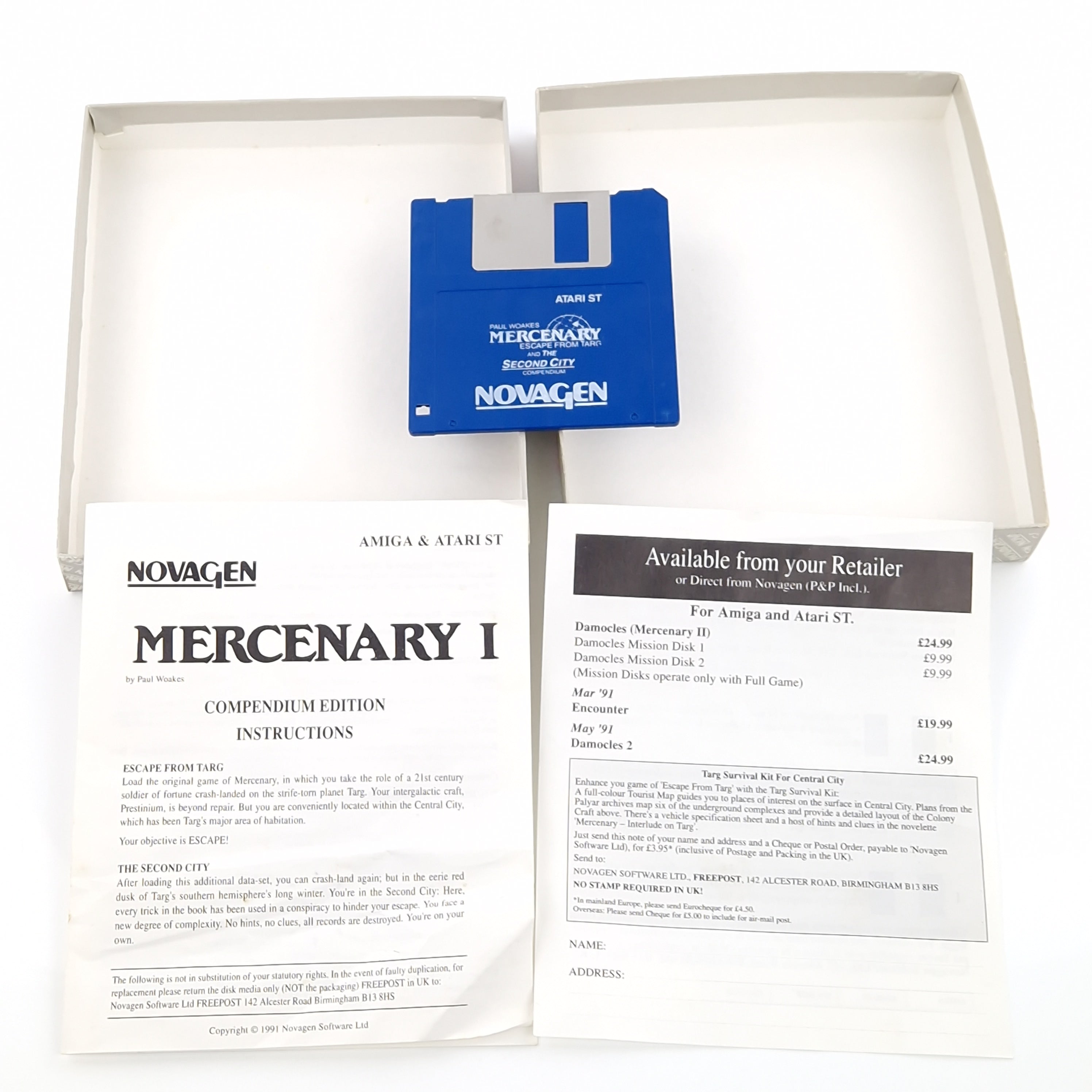 Atari ST STE Spiel : Weird Dreams - Diskette OVP Anleitung / Rainbird