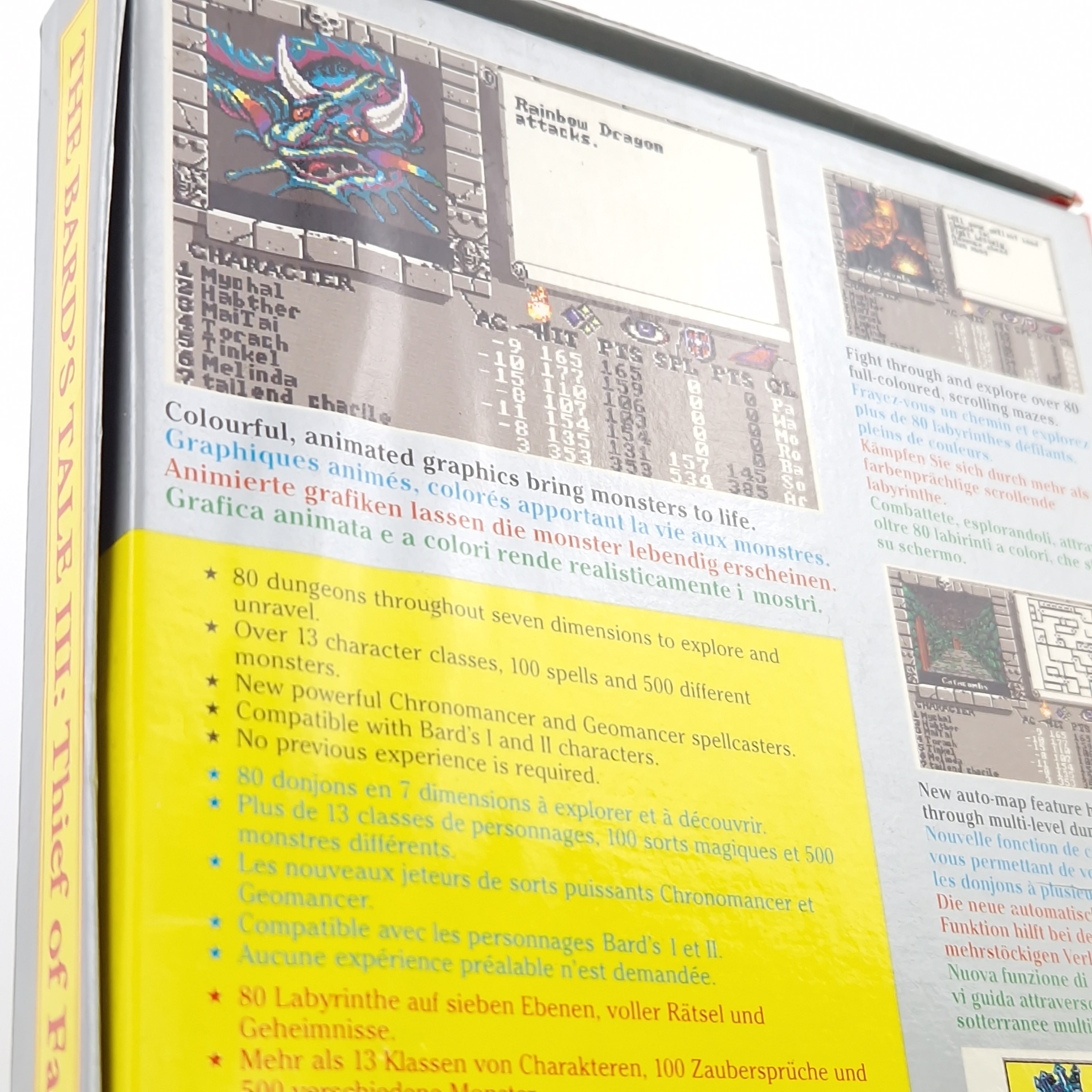 Atari ST STE Spiel : The Bards Tale Thief of Fate - Diskette OVP Anleitung