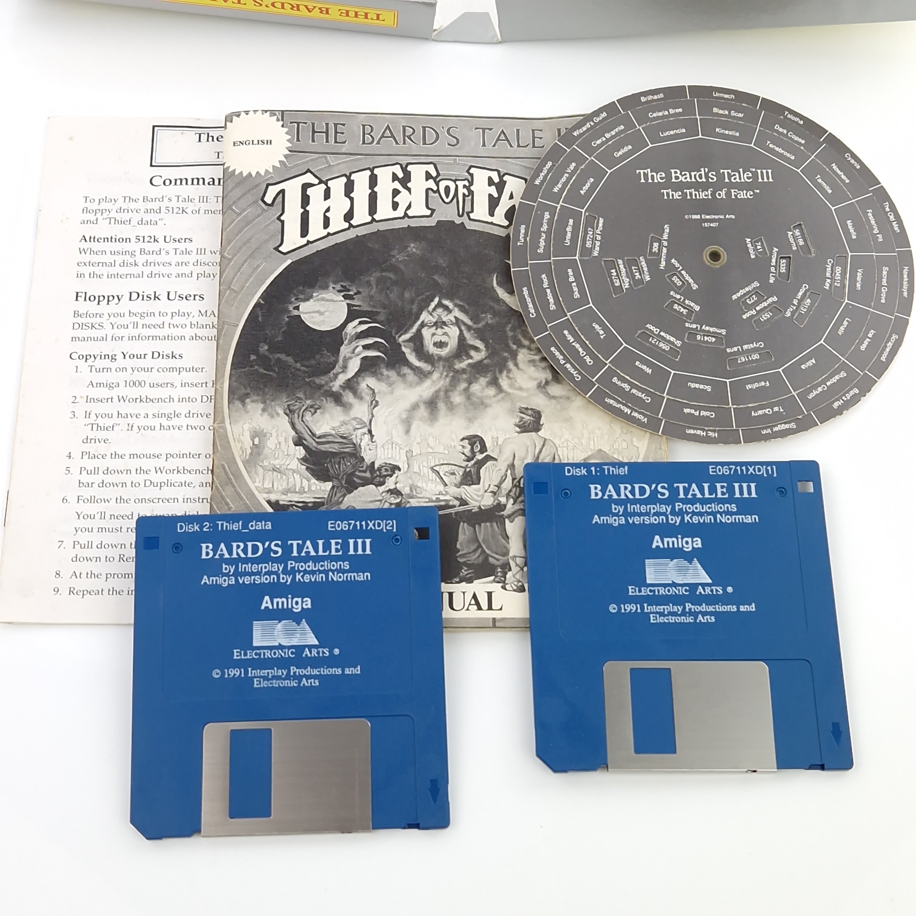Atari ST STE Spiel : The Bards Tale Thief of Fate - Diskette OVP Anleitung