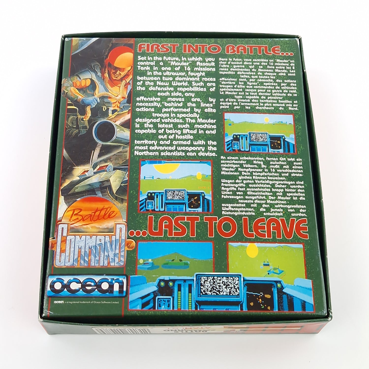 Atari ST STE Spiel : Battle Command - Diskette OVP Anleitung / Ocean