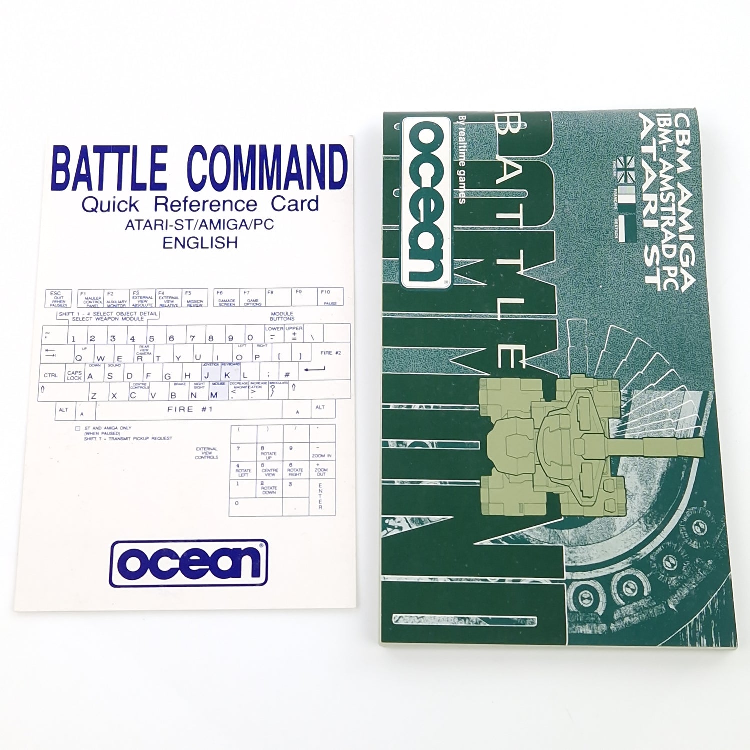 Atari ST STE Spiel : Battle Command - Diskette OVP Anleitung / Ocean