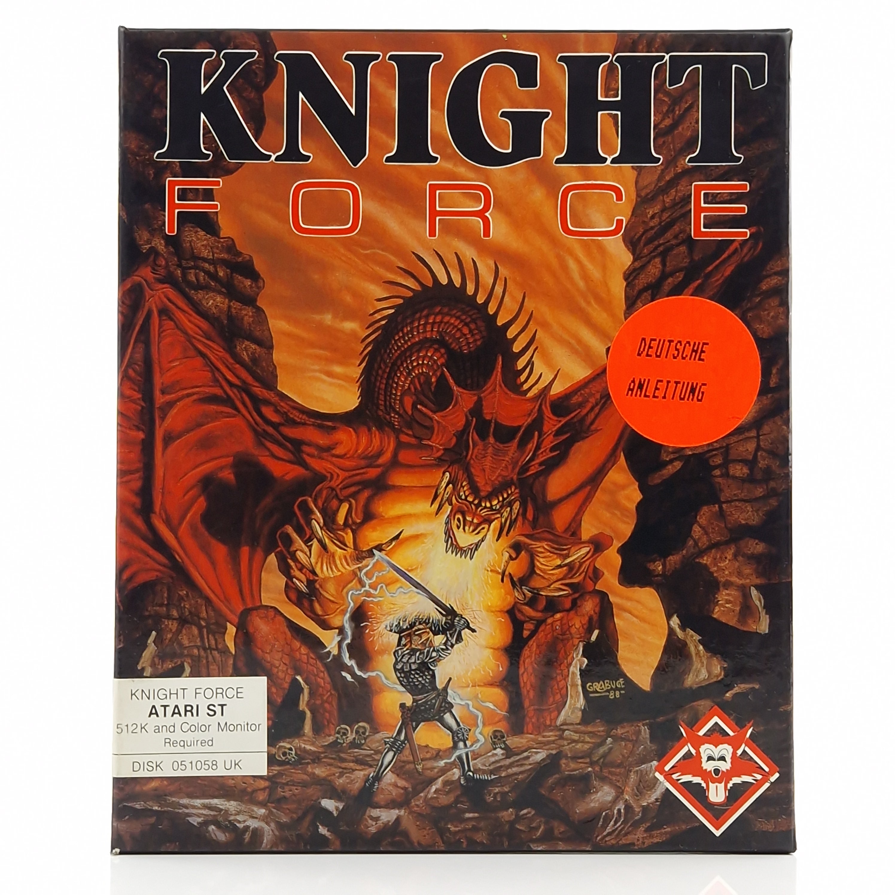 Atari ST STE Spiel : Knight Force - Diskette OVP Anleitung / TITUS