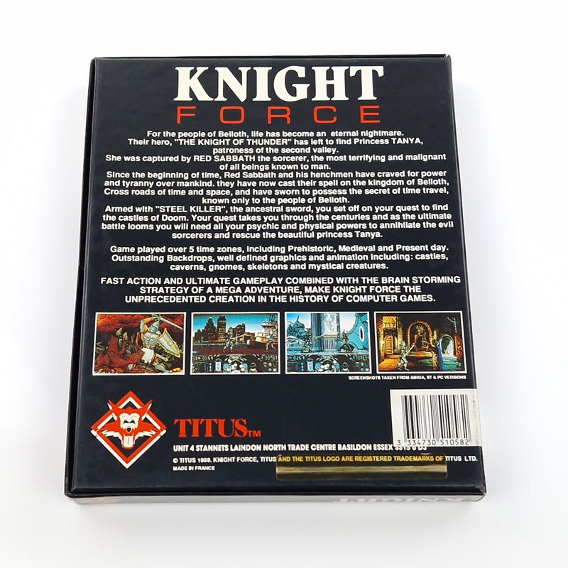 Atari ST STE Spiel : Knight Force - Diskette OVP Anleitung / TITUS