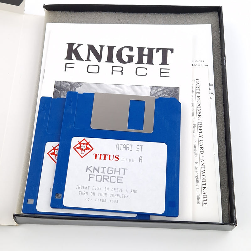 Atari ST STE Spiel : Knight Force - Diskette OVP Anleitung / TITUS