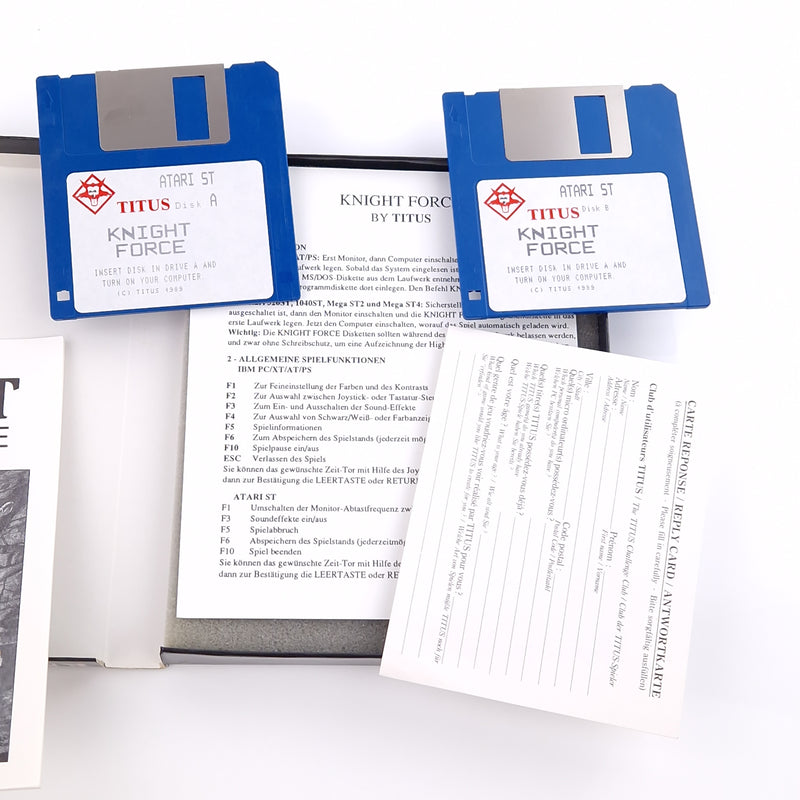 Atari ST STE Spiel : Knight Force - Diskette OVP Anleitung / TITUS
