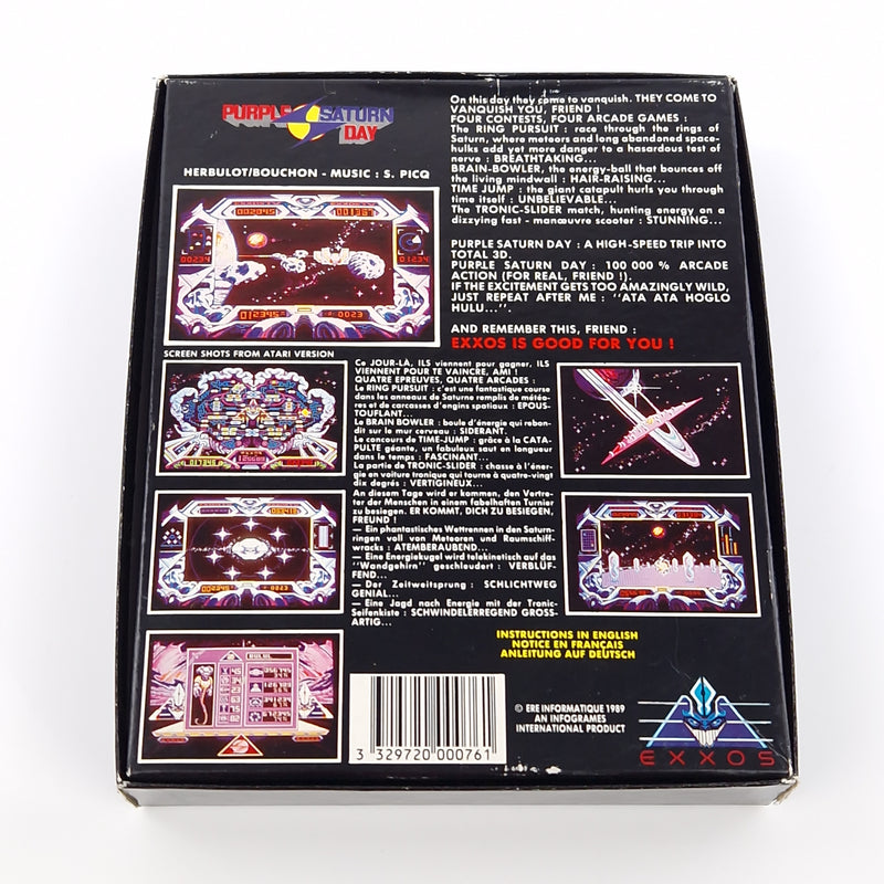 Atari ST STE Spiel : Purple Saturn Day - Diskette OVP Anleitung / EXXOS