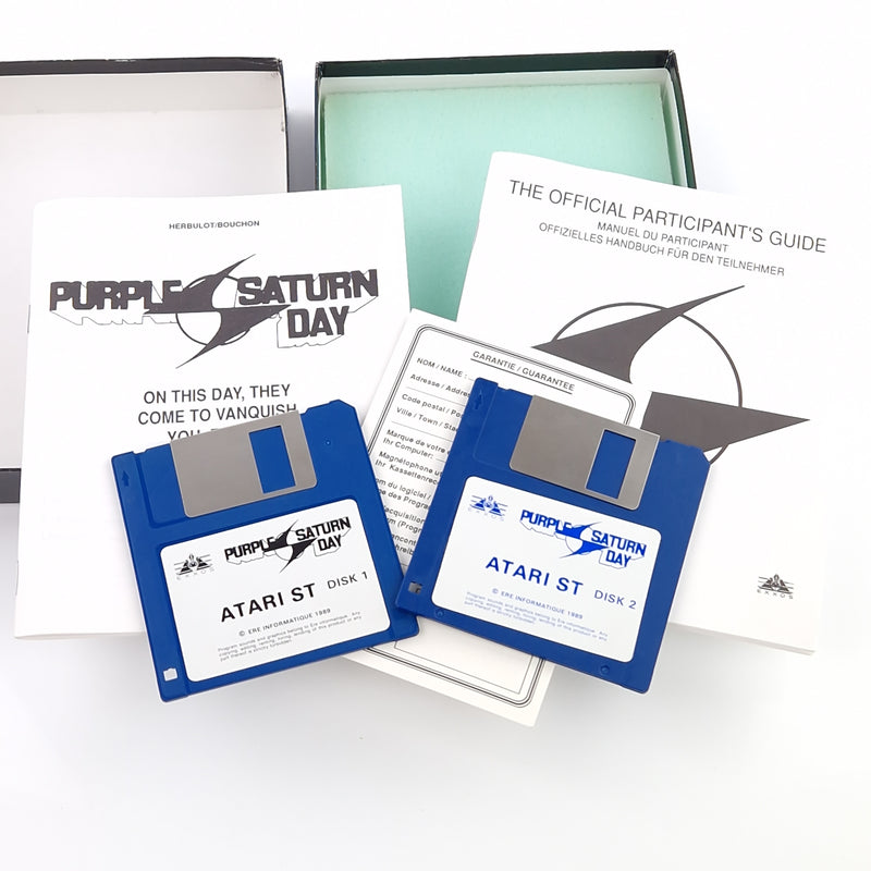 Atari ST STE Spiel : Purple Saturn Day - Diskette OVP Anleitung / EXXOS