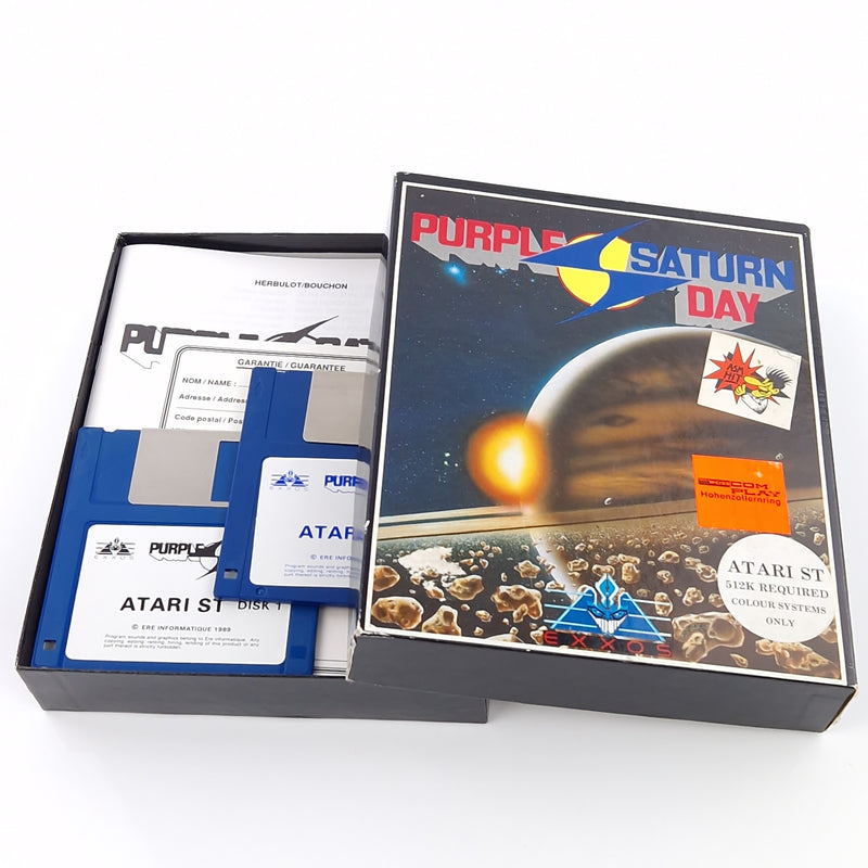 Atari ST STE Spiel : Purple Saturn Day - Diskette OVP Anleitung / EXXOS