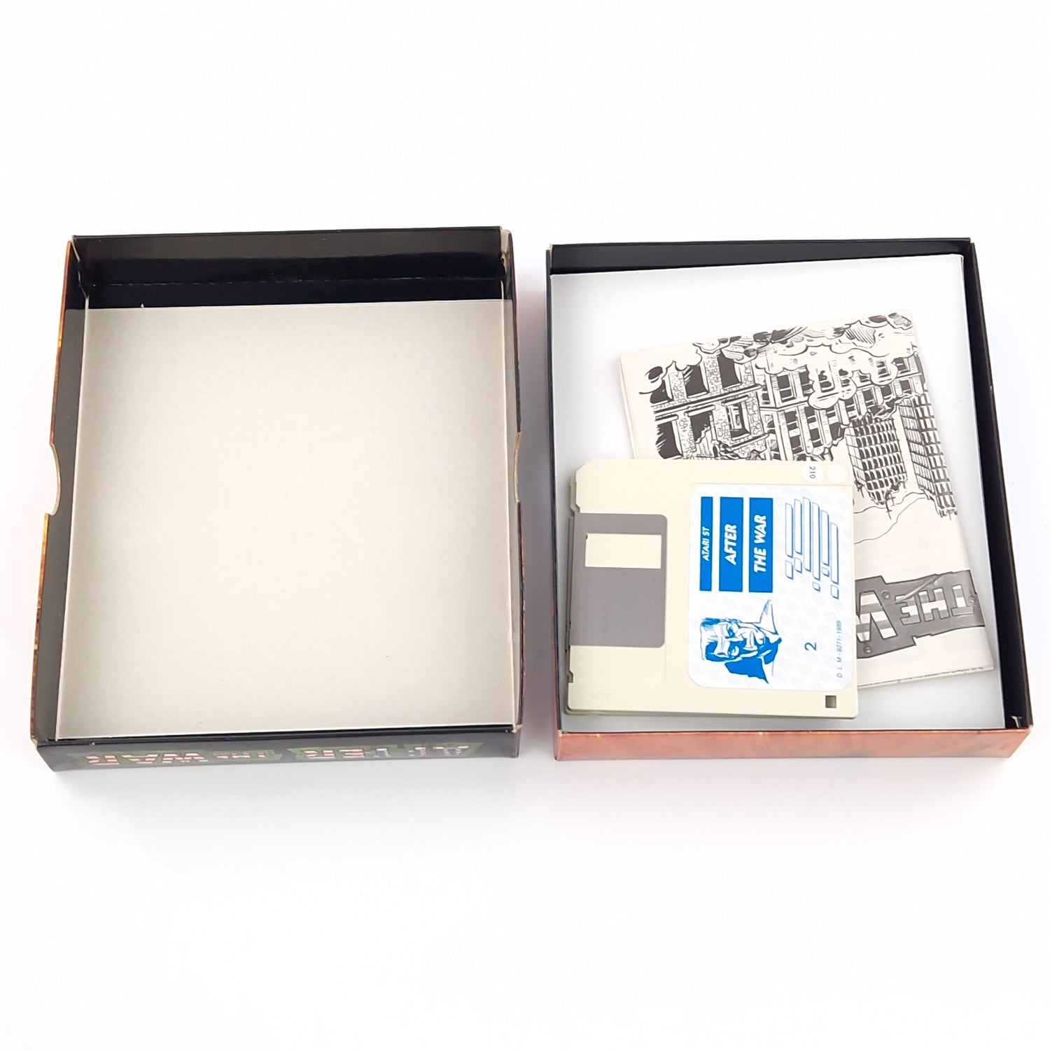 Atari ST STE Spiel : After The War - Diskette OVP Anleitung / Dinamic