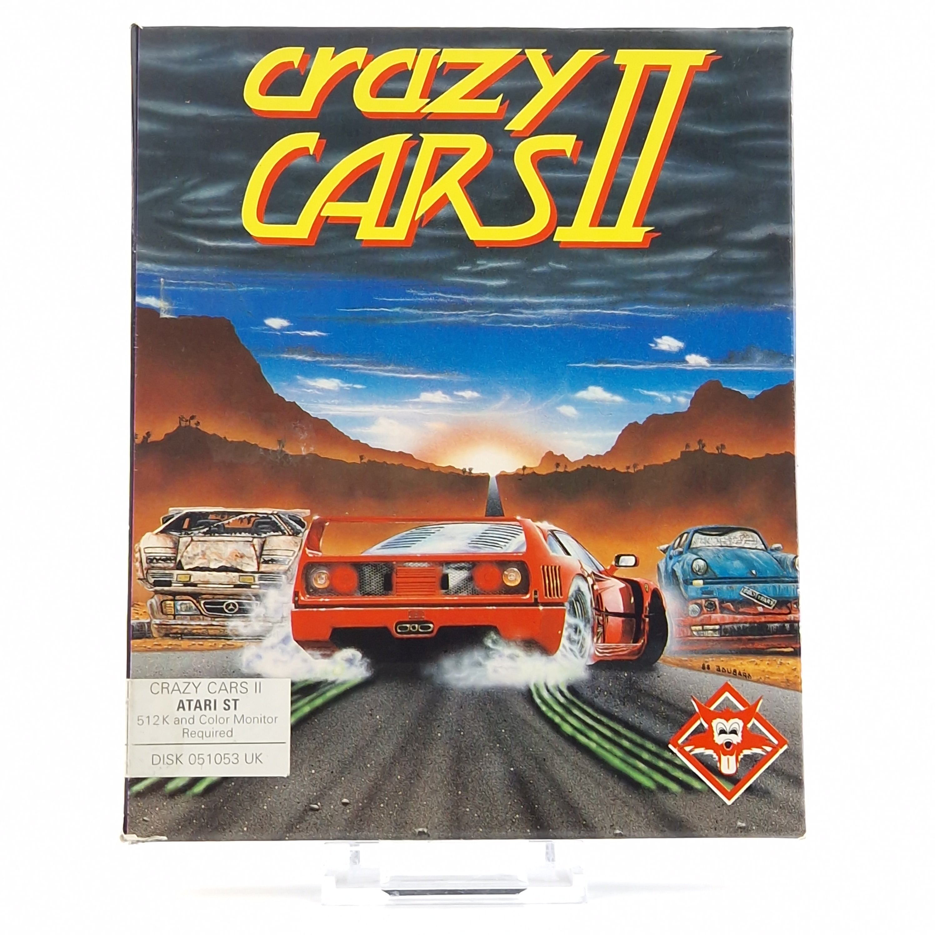 Atari ST STE Spiel : Crazy Cars II - Diskette OVP Anleitung / TITUS