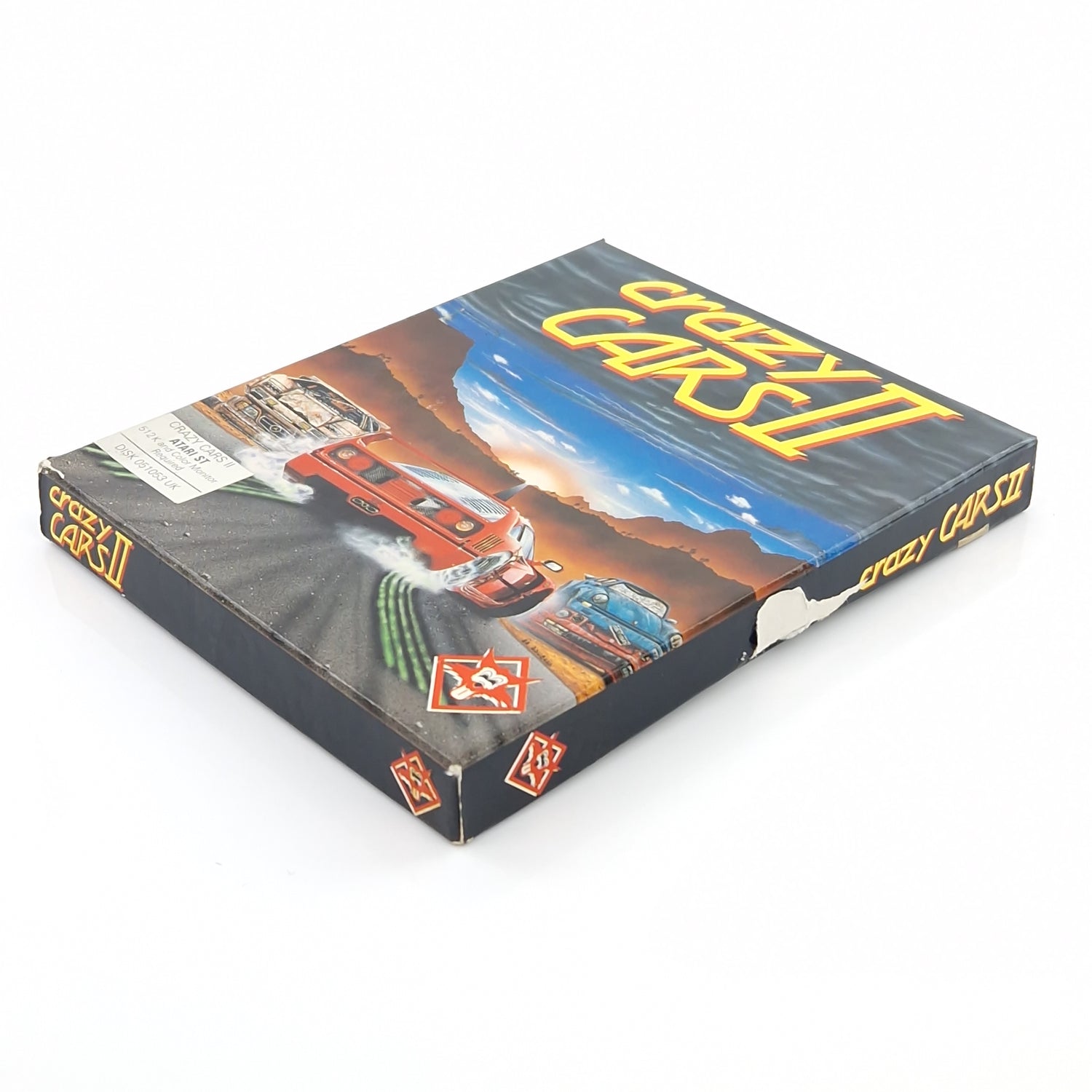 Atari ST STE Spiel : Crazy Cars II - Diskette OVP Anleitung / TITUS