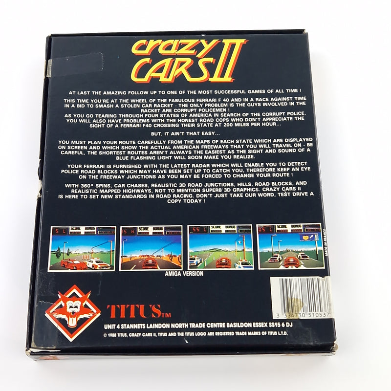 Atari ST STE Spiel : Crazy Cars II - Diskette OVP Anleitung / TITUS