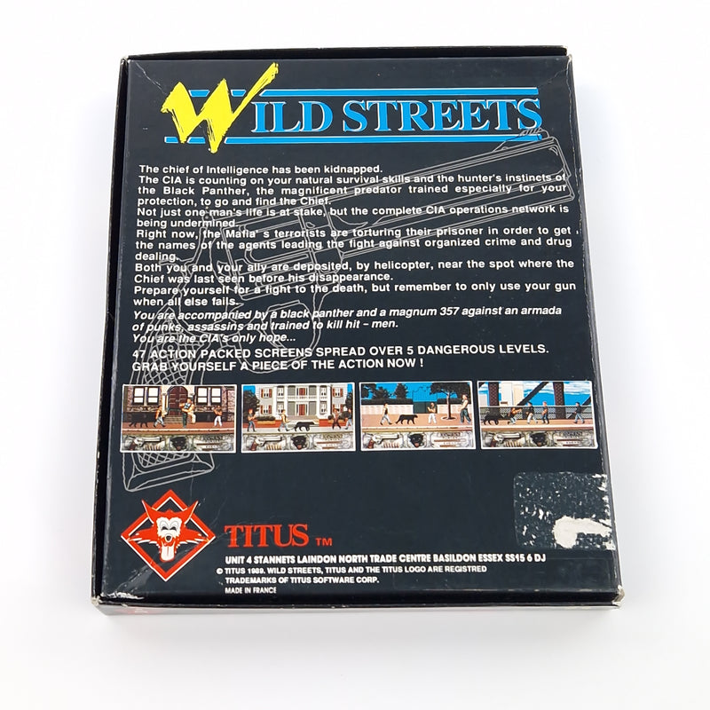 Atari ST STE Spiel : Wild Streets - Diskette OVP Anleitung / TITUS