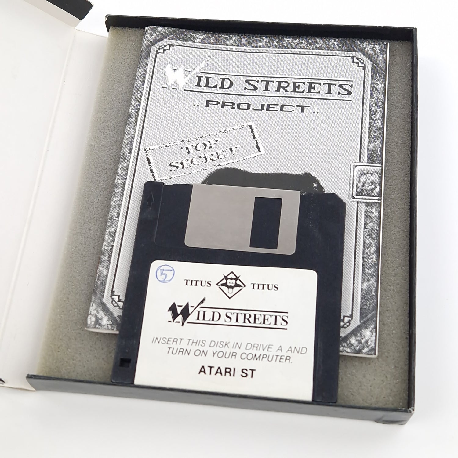 Atari ST STE Spiel : Wild Streets - Diskette OVP Anleitung / TITUS