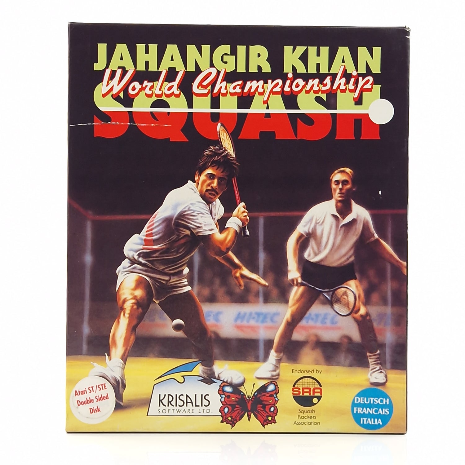 Atari ST STE Spiel : Jahangir Khan World Championship Squash - Diskette OVP