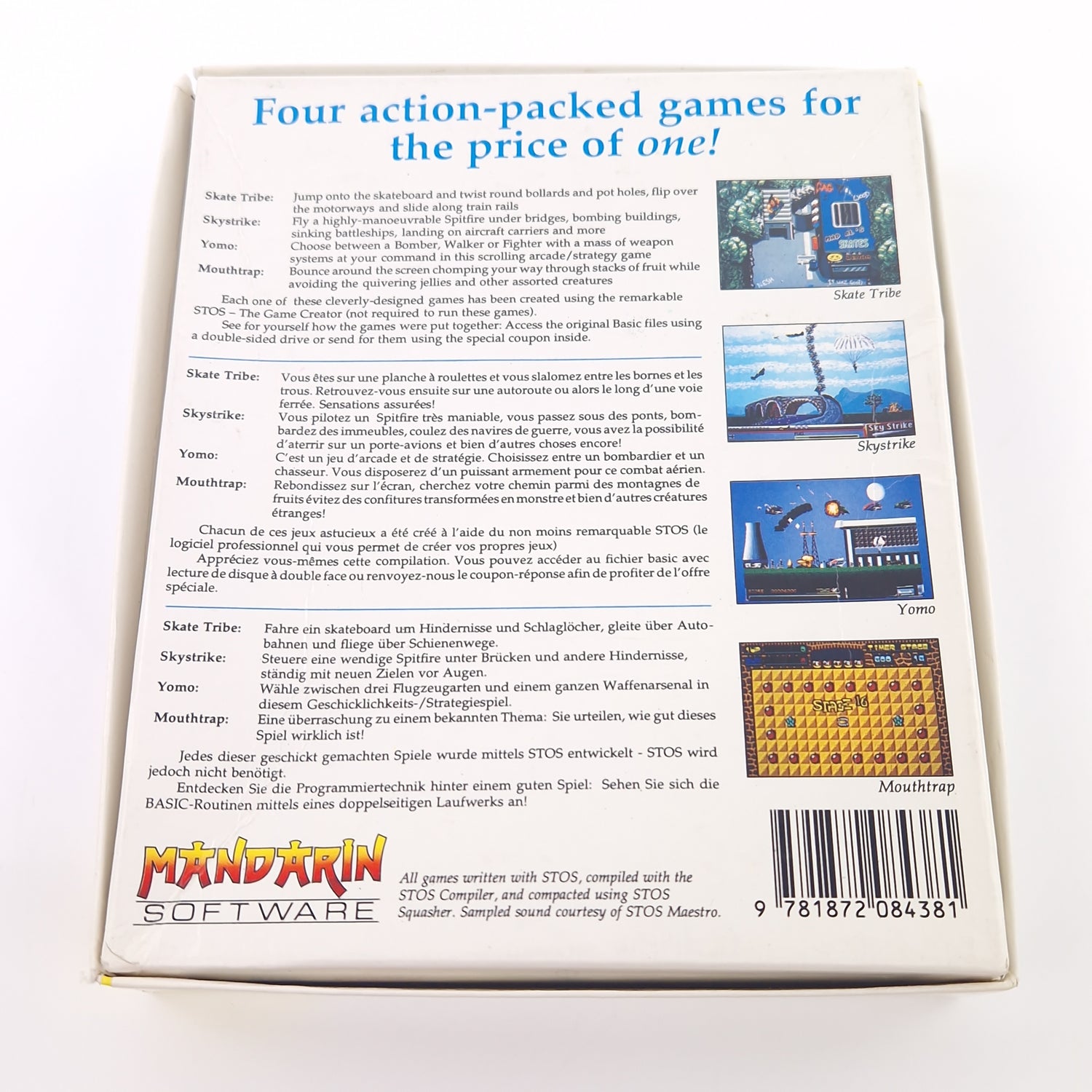Atari ST STE Spiel : Games Galore - Diskette Anleitung OVP / Mandarin Software