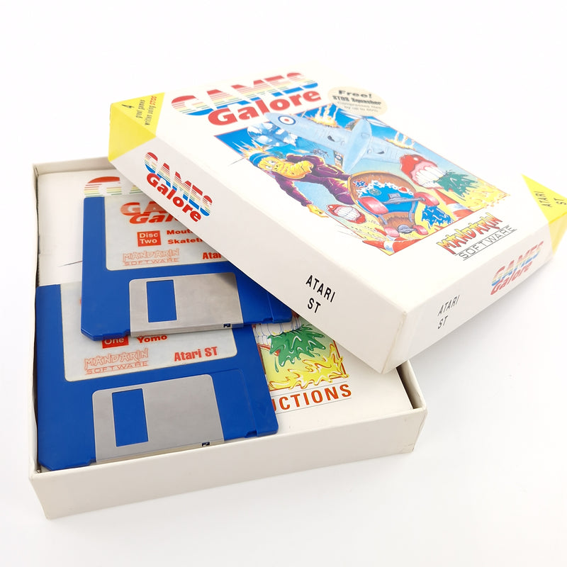 Atari ST STE Spiel : Games Galore - Diskette Anleitung OVP / Mandarin Software
