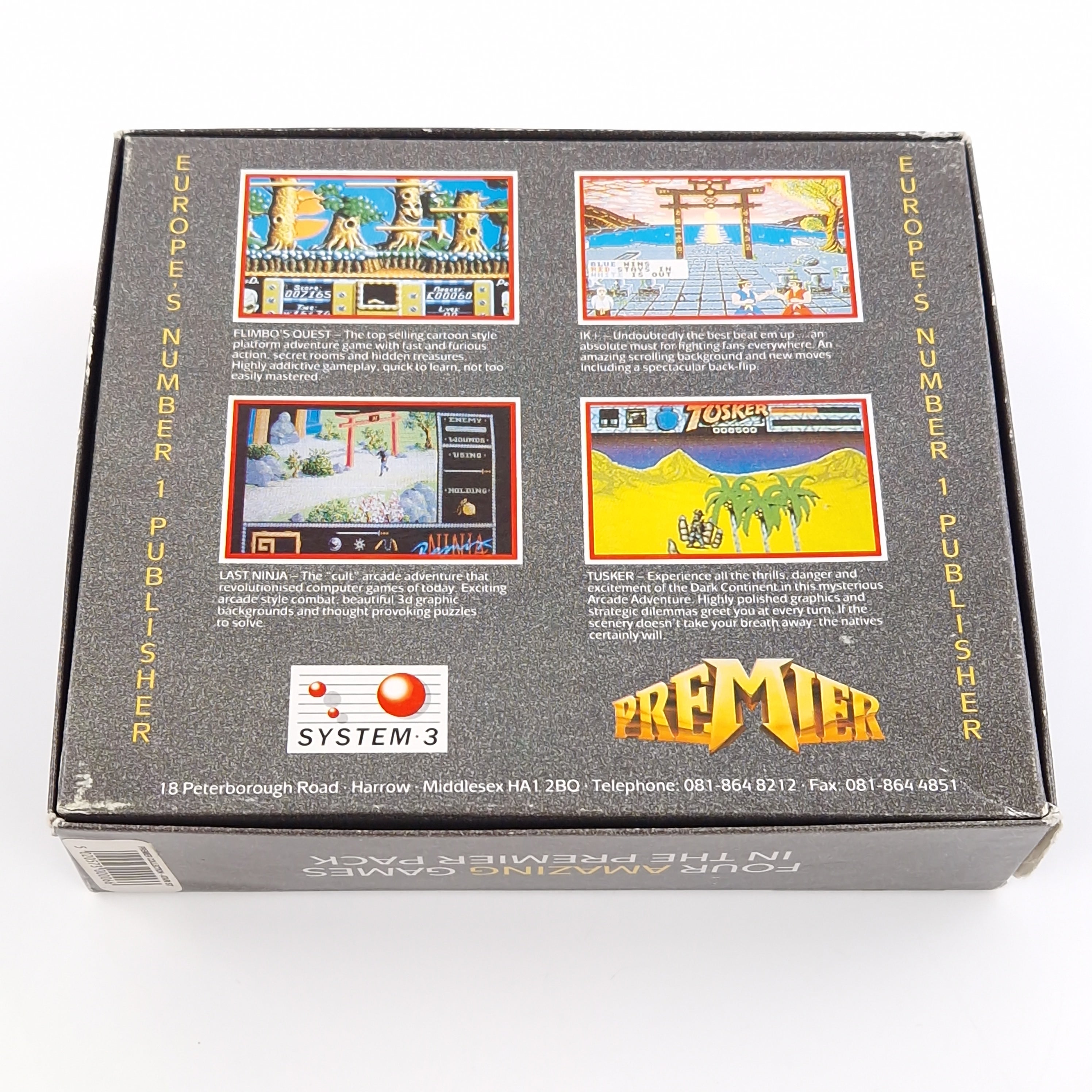 Atari ST STE Spiel : Premier Collection - Diskette Anleitung OVP / System 3