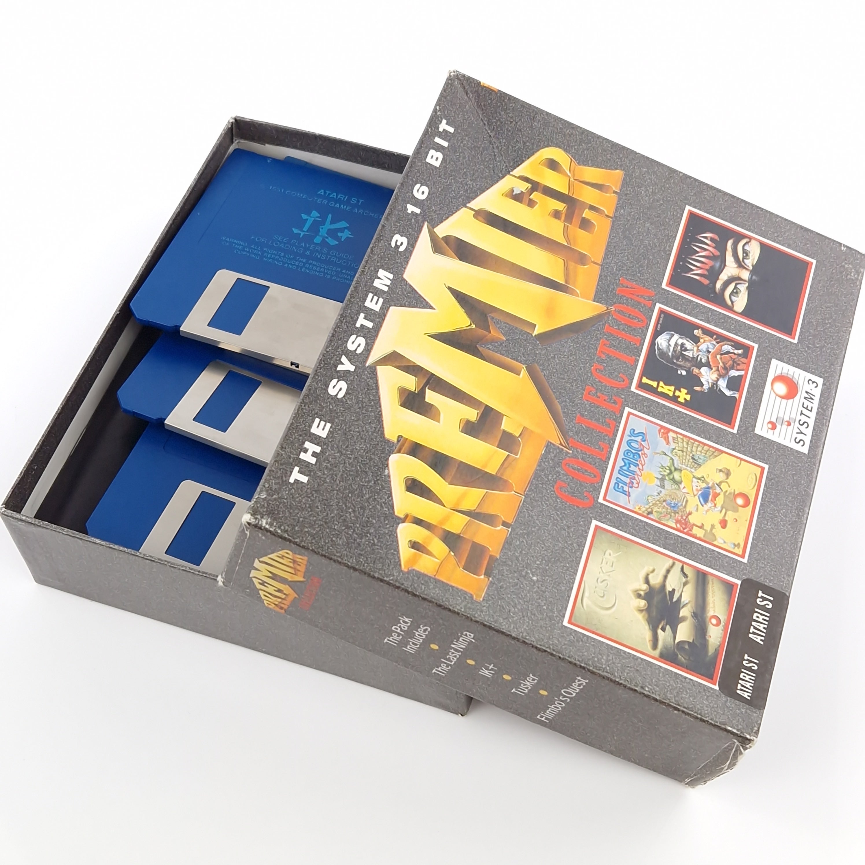 Atari ST STE Spiel : Premier Collection - Diskette Anleitung OVP / System 3