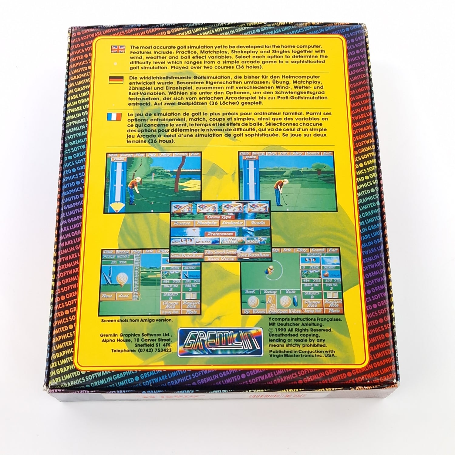 Atari ST STE Spiel : Greg Normans Ultimate Golf - Diskette Anleitung OVP