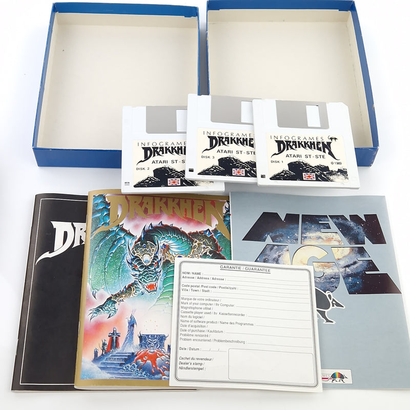 Atari ST STE Spiel : Drakkhen - Diskette Anleitung OVP / Infogrames