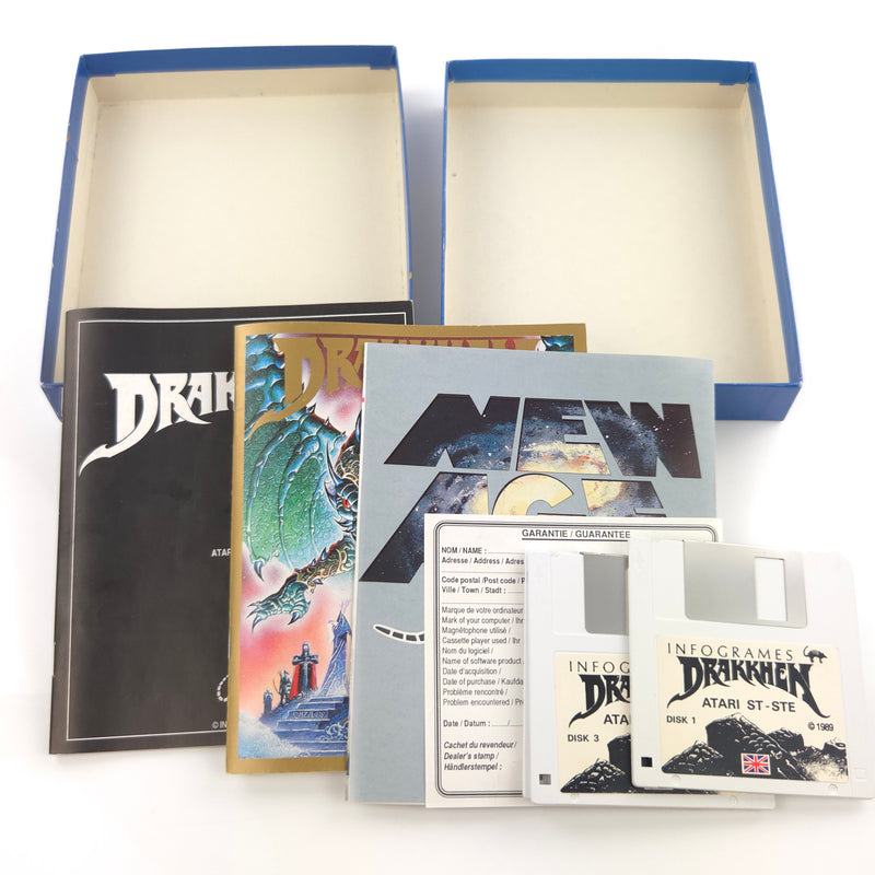 Atari ST STE Spiel : Drakkhen - Diskette Anleitung OVP / Infogrames