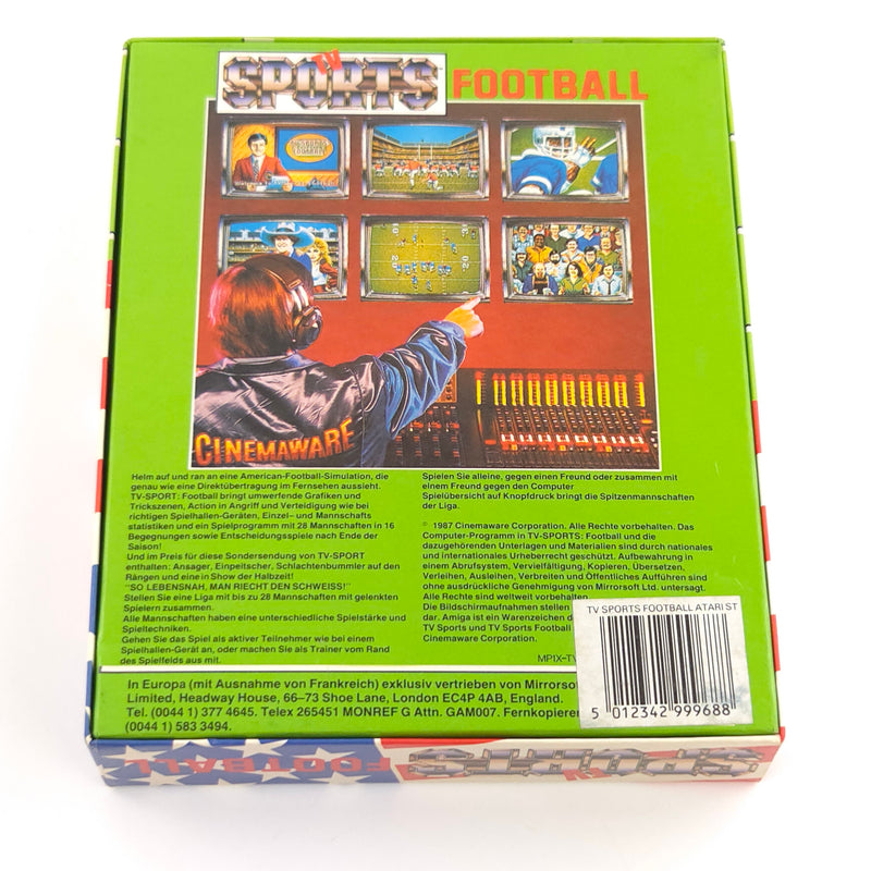 Atari ST STE Spiel : TV Sports Football - Diskette Anleitung OVP / Mirror Soft
