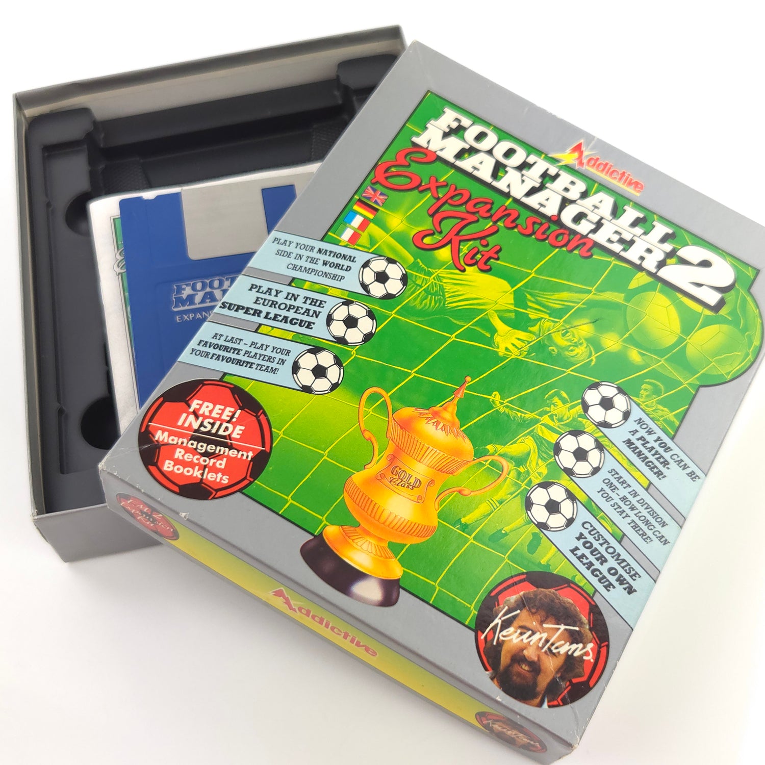 Atari ST STE Spiel : Football Manager 2 Expansion Kit - Diskette Anleitung OVP