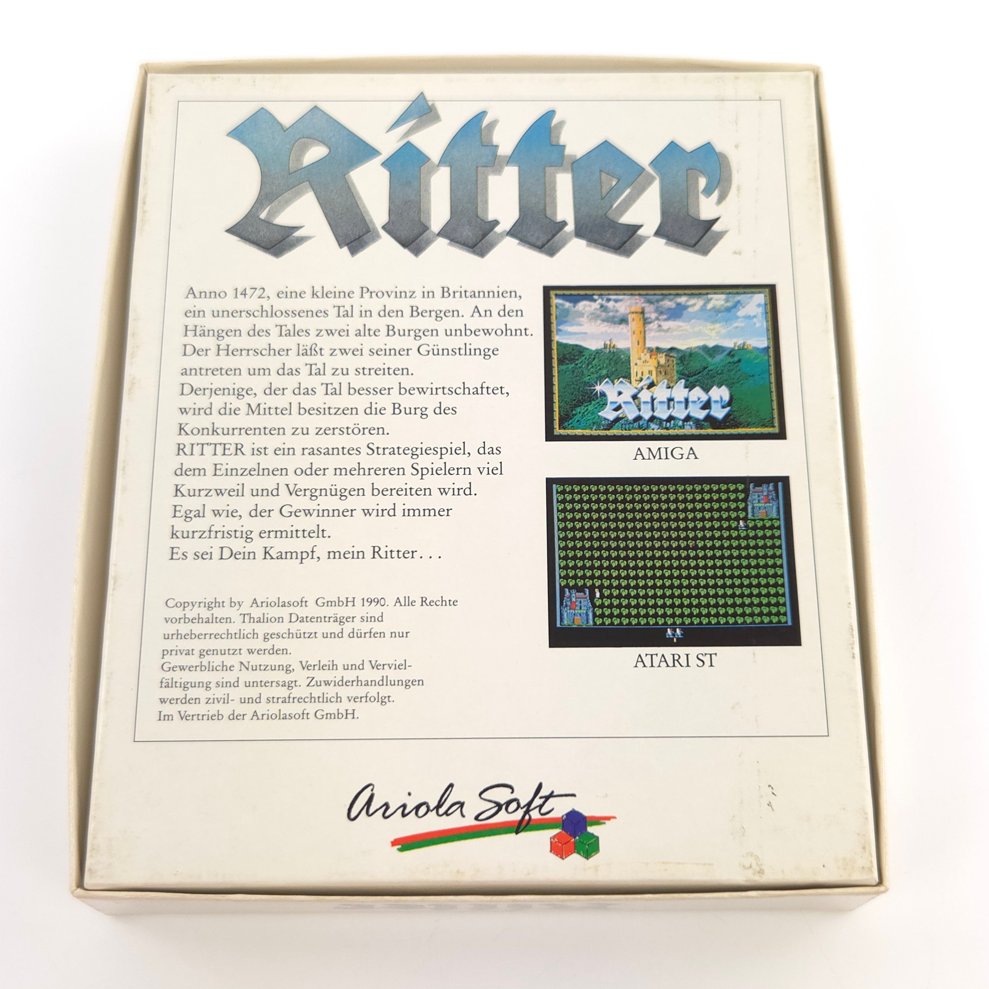 Atari ST STE Spiel : Ritter - Diskette OVP Anleitung / Ariola Soft