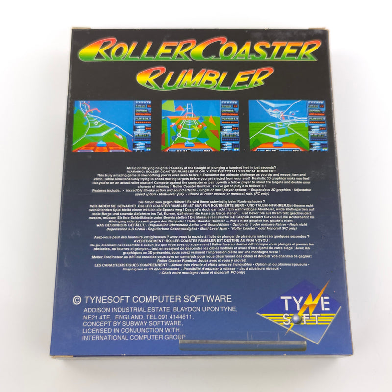 Atari ST STE Spiel : Roller Coaster Rumbler - Diskette OVP Anleitung Kasette