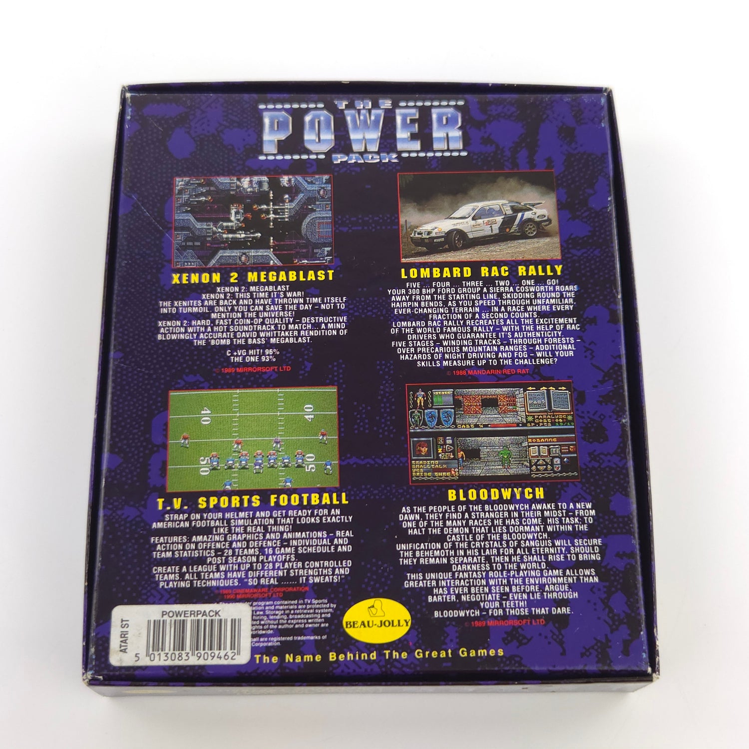 Atari ST STE Spiel : The Power Pack - Diskette OVP Anleitung / 4 Spiele