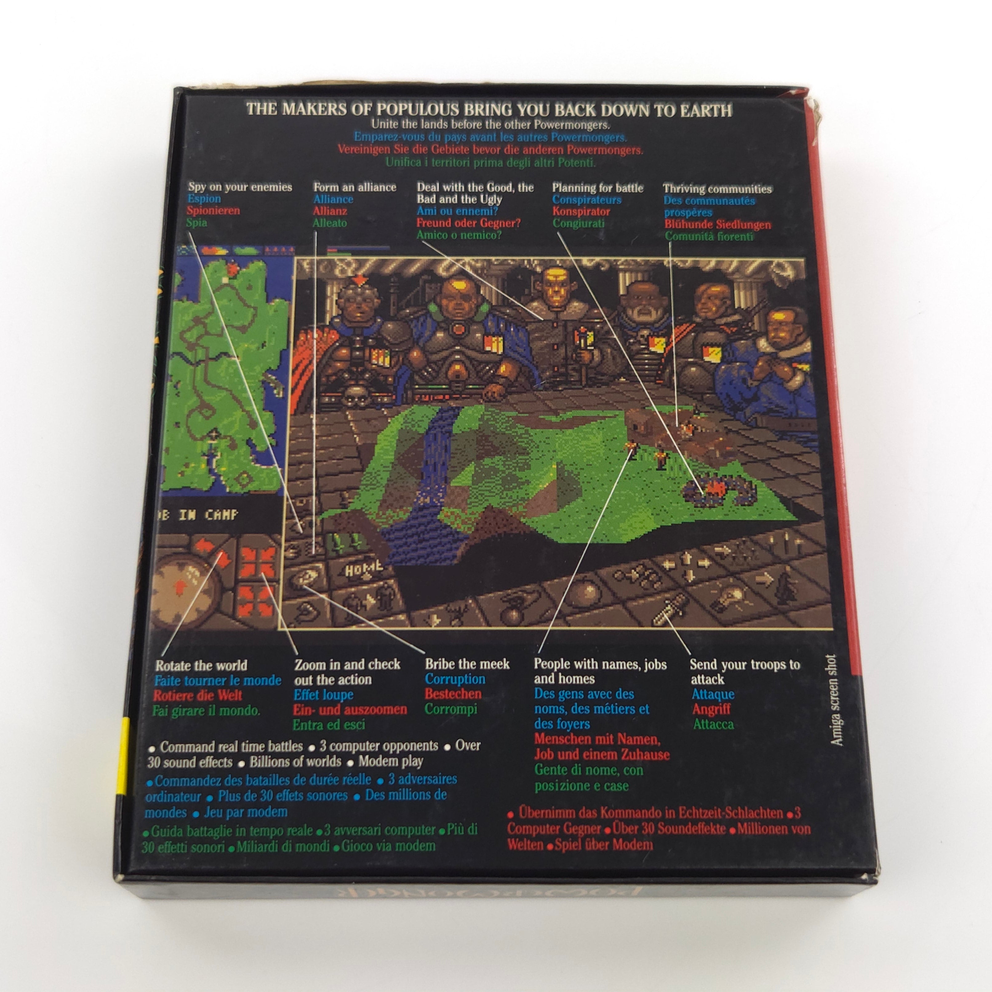 Atari ST STE Spiel : Powermonger - Diskette OVP Anleitung / Electronic Arts