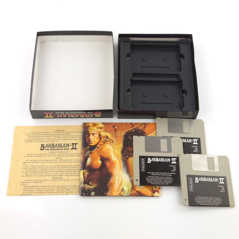 Atari ST STE Spiel : Barbarian II The Dungeon of Drax - Diskette OVP Anleitung