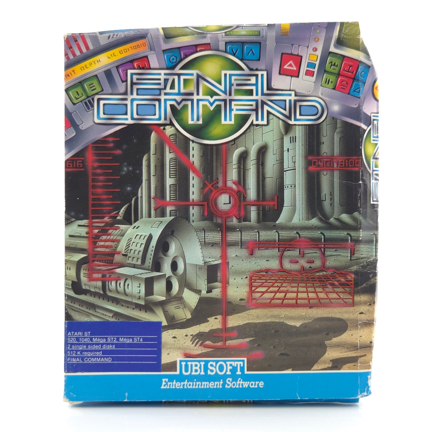 Atari ST STE Spiel : FInal Command - Diskette OVP Anleitung / Ubi Soft