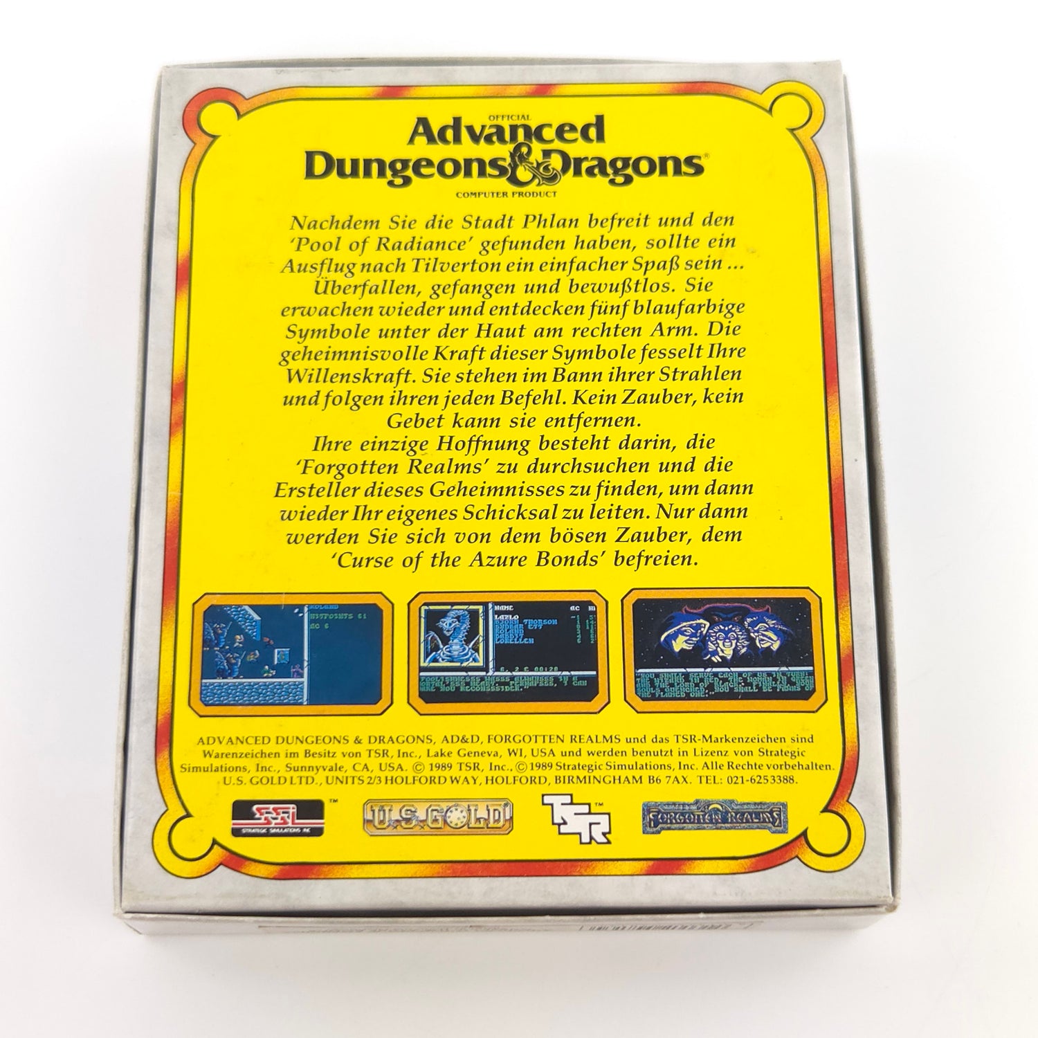 Atari ST STE Spiel : Advanced Dungeons & Dragons Curse of the Azure Bonds - OVP