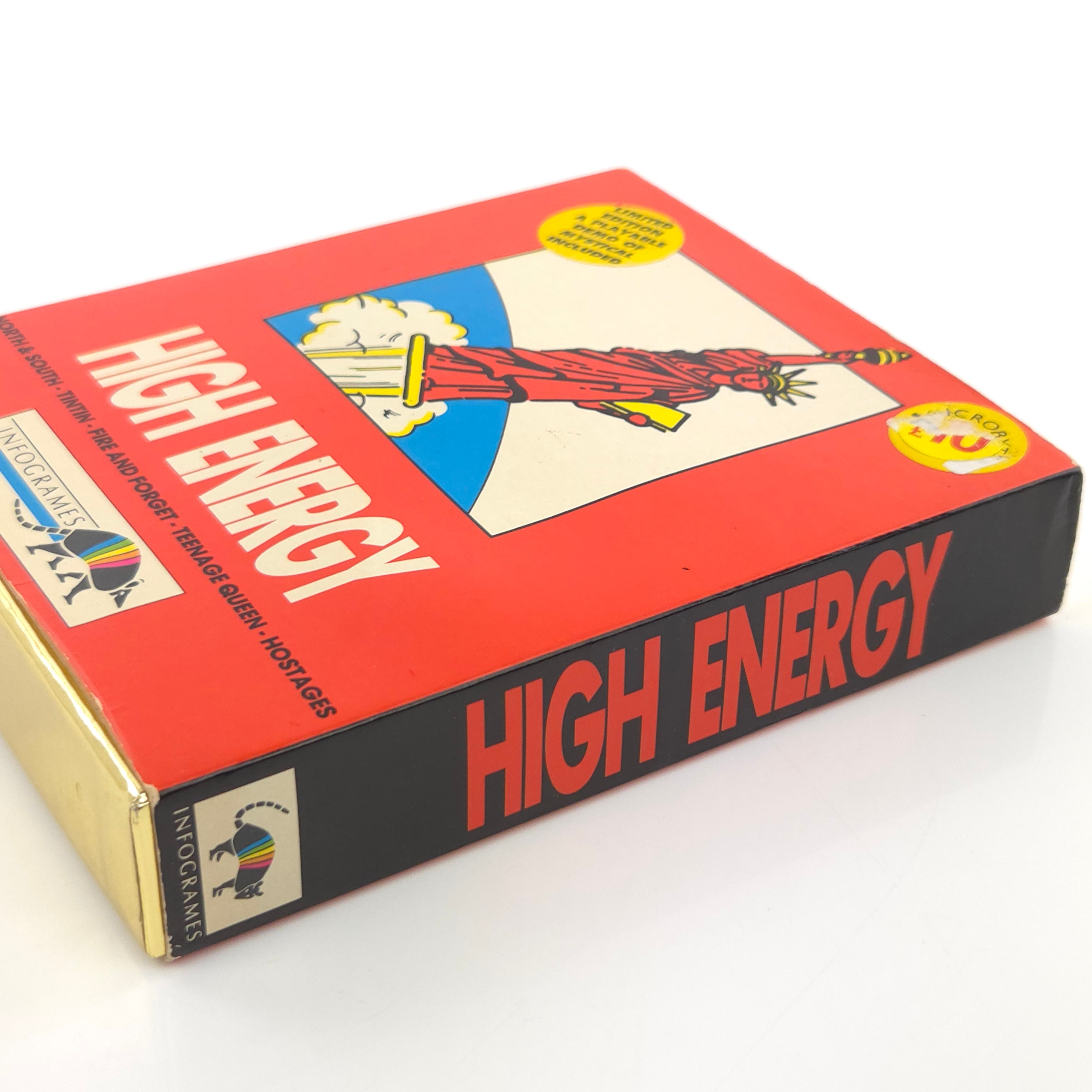 Atari ST STE Spiel : High Energy - Diskette Anleitung OVP / 5 Spiele Sammlung