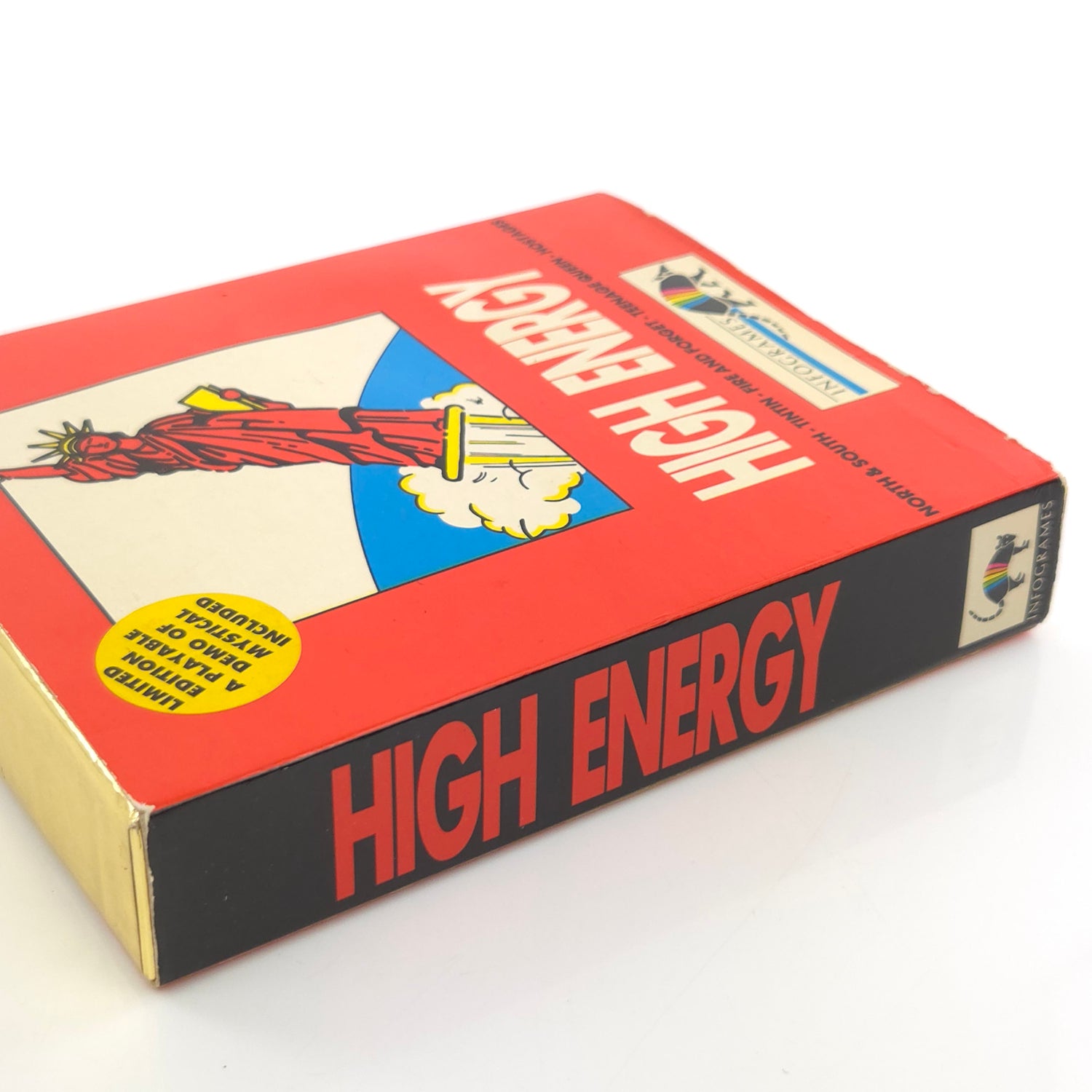 Atari ST STE Spiel : High Energy - Diskette Anleitung OVP / 5 Spiele Sammlung