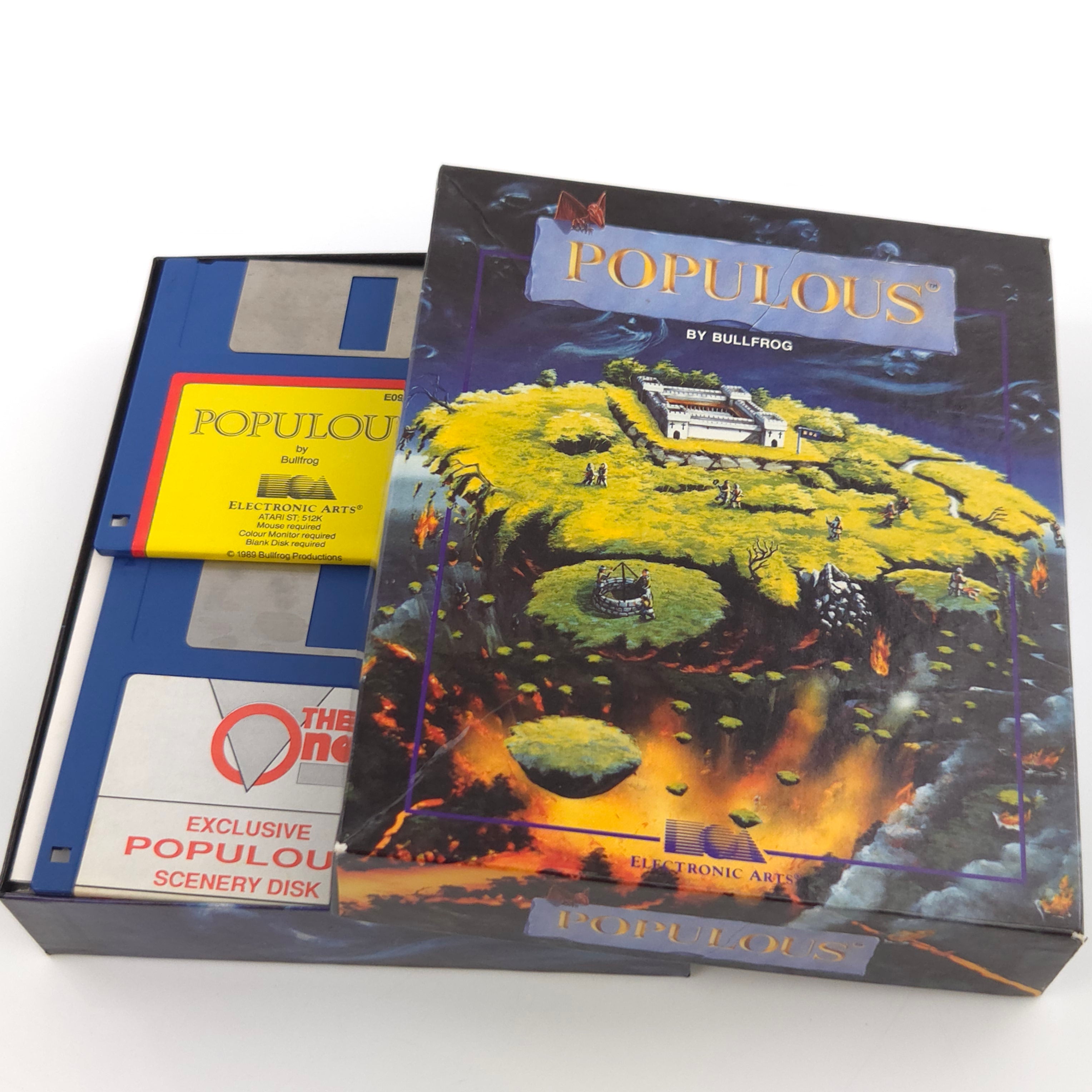 Atari ST STE Spiel : Populous - Diskette Anleitung OVP / Bullfrog