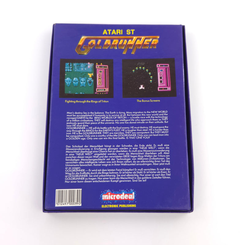 Atari ST STE Spiel : Goldrunner - Diskette Anleitung OVP / Microdeal